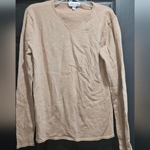 Barneys New York Tan Knit Top